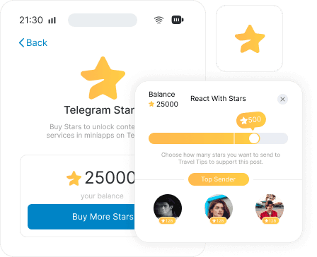 استارز تلگرام: حمایت از محتوا و دریافت امتیاز ویژه
